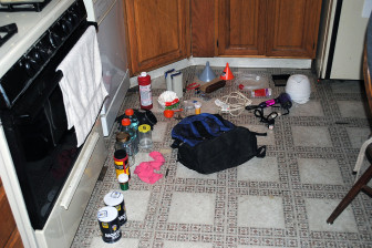 A meth lab photo provided by the East Central Illinois Task Force based in Mattoon, IL