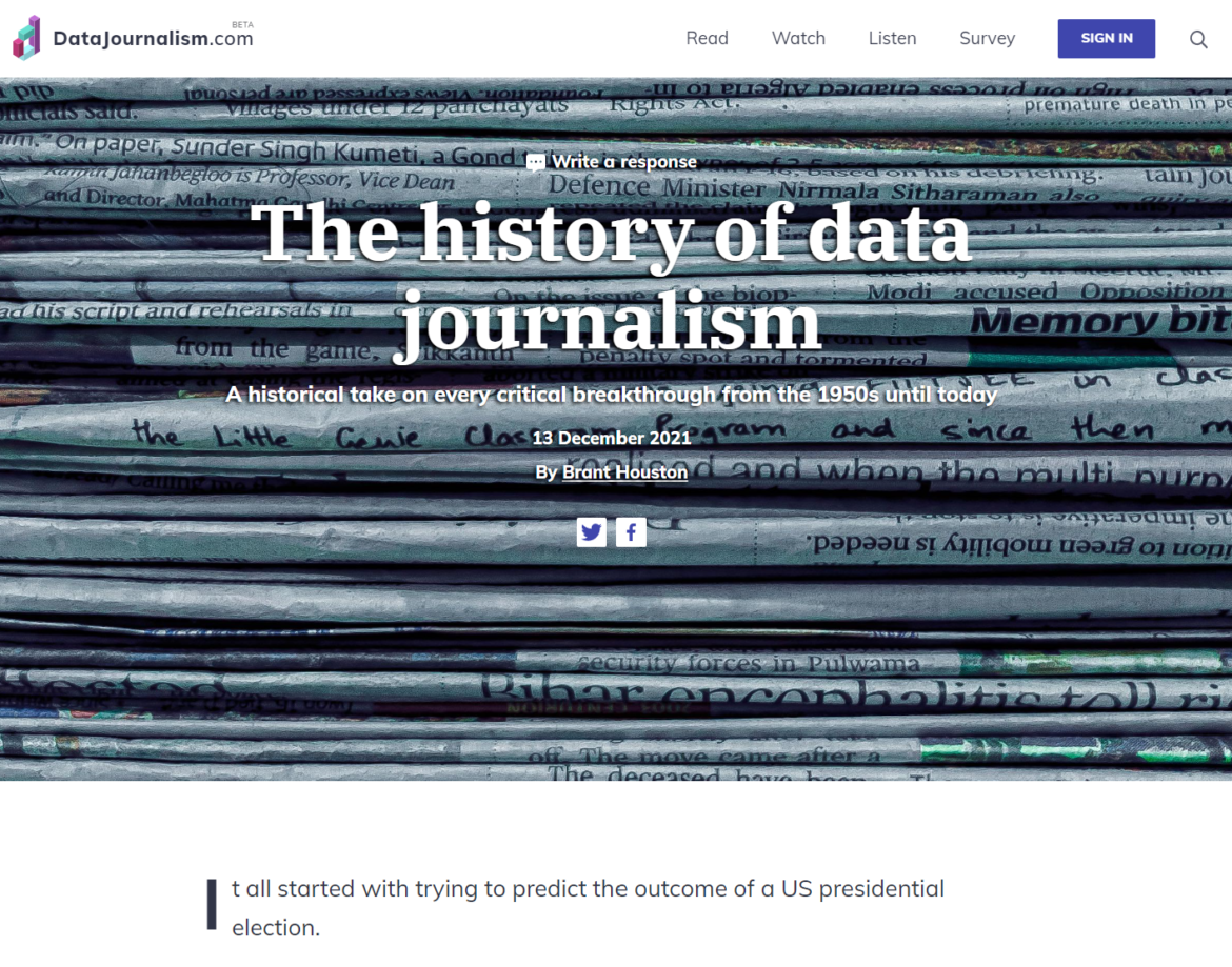 research papers on data journalism